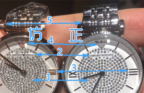 阿玛尼手表真假 辨别图片